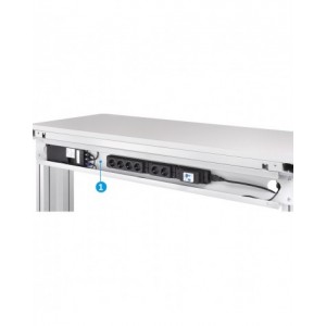 Banco per laboratorio con sistema portaminuteria estensibile DYNAMIC1506