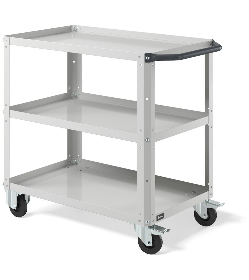 Carrello Clever Small con piano in acciaio aggiuntivo CLEVER0905
