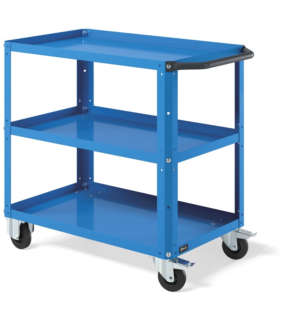 Carrello Clever Small con piano in acciaio aggiuntivo CLEVER0906