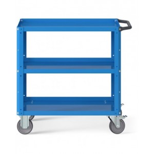 Carrello Clever Small con piano in acciaio aggiuntivo e ruote in gomma antritraccia sintetica CLEVER0908