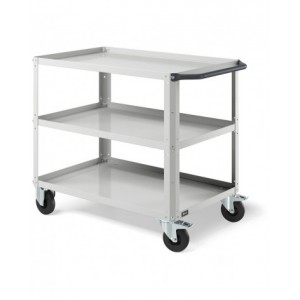 Carrello Clever Large con piano in acciaio aggiuntivo CLEVER1005