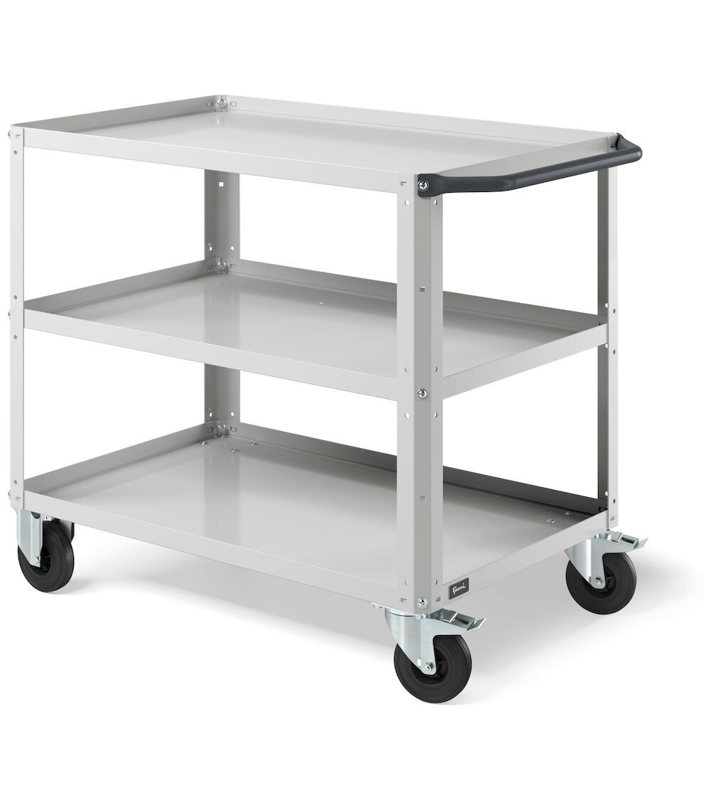 Carrello Clever Large con piano in acciaio aggiuntivo CLEVER1005