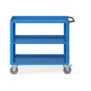 Carrello Clever Large con piano in acciaio aggiuntivo e ruote in gomma antitraccia sintetica CLEVER1008
