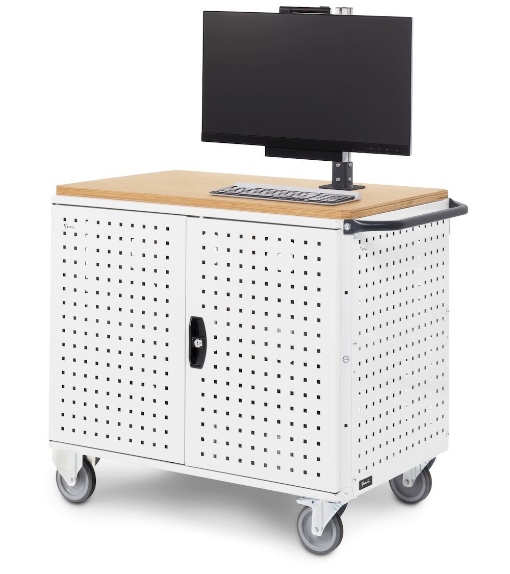 Carrello Clever Large CLEVER1031 con piastra porta monitor VESA