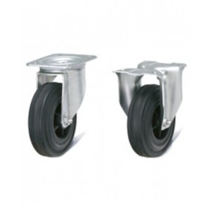 Kit ruote in gomma standard diametro 125 mm