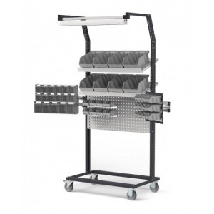 Carrello lean production, L 2513 mm BINCART1014