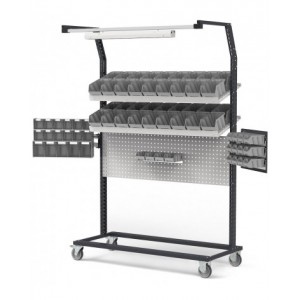 Carrello lean production, L 2998 mm BINCART1507