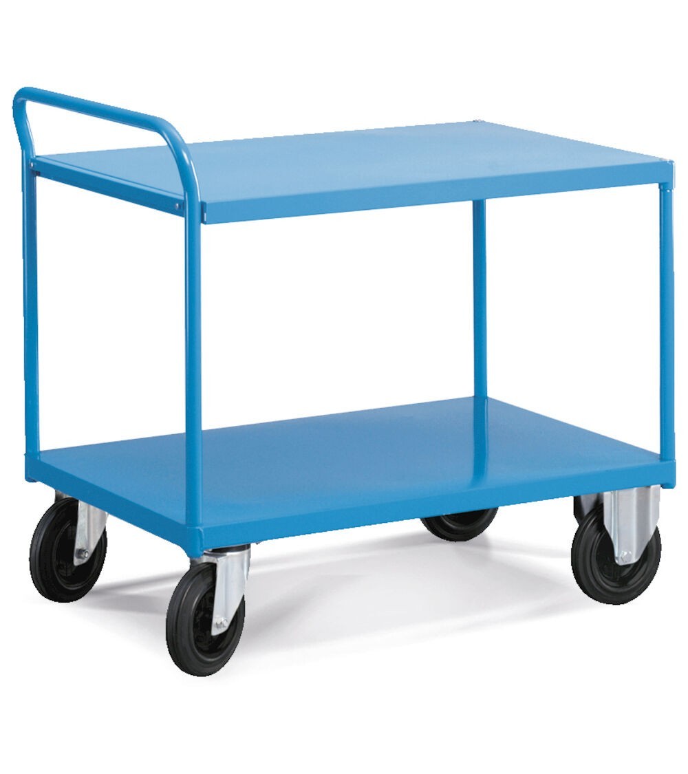 Carrello con pianale, ripiano e manico Combi