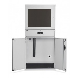 Armadio porta PC serie Standard, L717 x P635 x H1560 mm