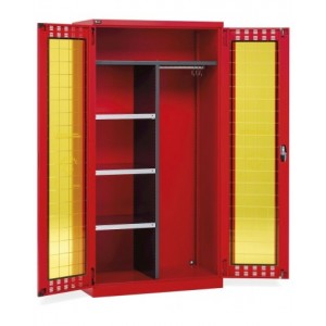 Armadio di sicurezza DPI e attrezzature antincendio, L1023 x P555 x H2000 mm, PERFOM14033