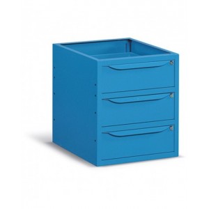 Cassettiera per banco da lavoro, 3 cassetti, 50cm