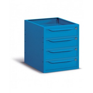 Cassettiera per banco da lavoro, 4 cassetti, 50 cm