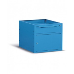 Cassettiera con 1 cassetto e 1 anta, 63 cm