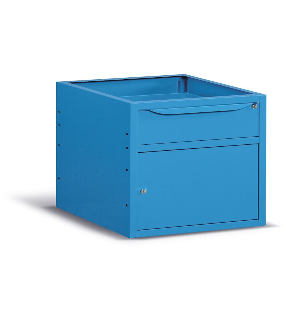 Cassettiera con 1 cassetto e 1 anta, 63 cm