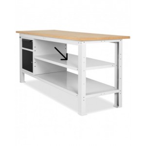 Piano aggiuntivo per banchi Work, 760x600x35 mm