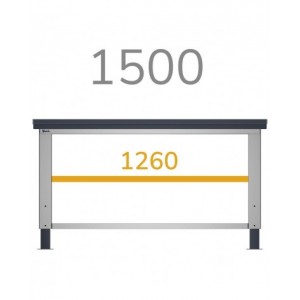 Semipiano per banchi, 1260x300x35 mm
