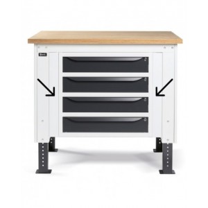 Coppia tamponi laterali per banchi serie Work