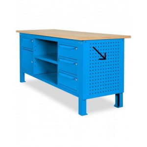 Pannello forato laterale per banchi Work e BR