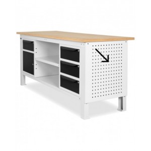 Pannello forato laterale per banchi Work e BR