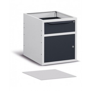 Fondo di chiusura per cassettiera con larghezza 623 mm