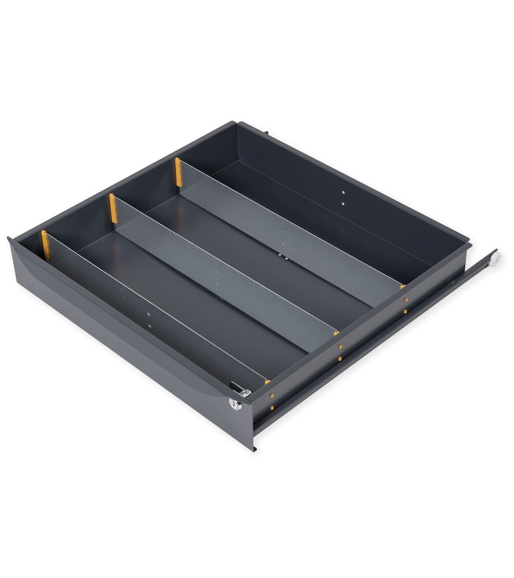 Divisori trasversali per cassetti con L 629 e H frontale 105-150 mm