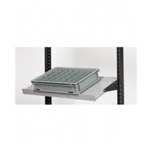 Bordo fermacasse per pannello porta utensili, L953 x P10 x H70