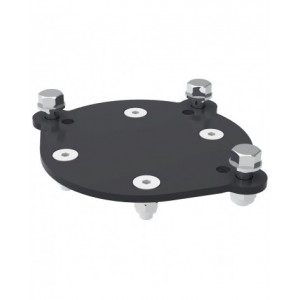 Staffa base girevole per sistema morsa a scomparsa, L219 x P190 x H6 mm