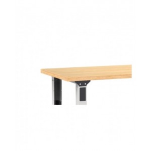 Coppia staffe a v per gamba, L153 x P34 x H50 mm