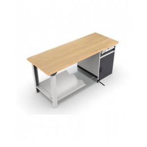 Supporto piano intermedio per armadio H 850 mm, L25 x P721 x H102 mm