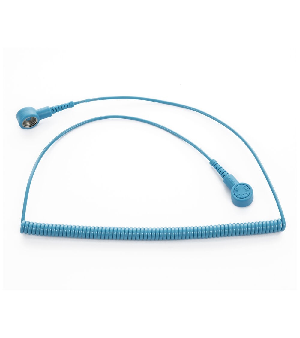 Cavetto a spirale con bottone