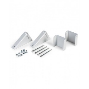 Coppia supporti per parete attrezzata L 1000 mm