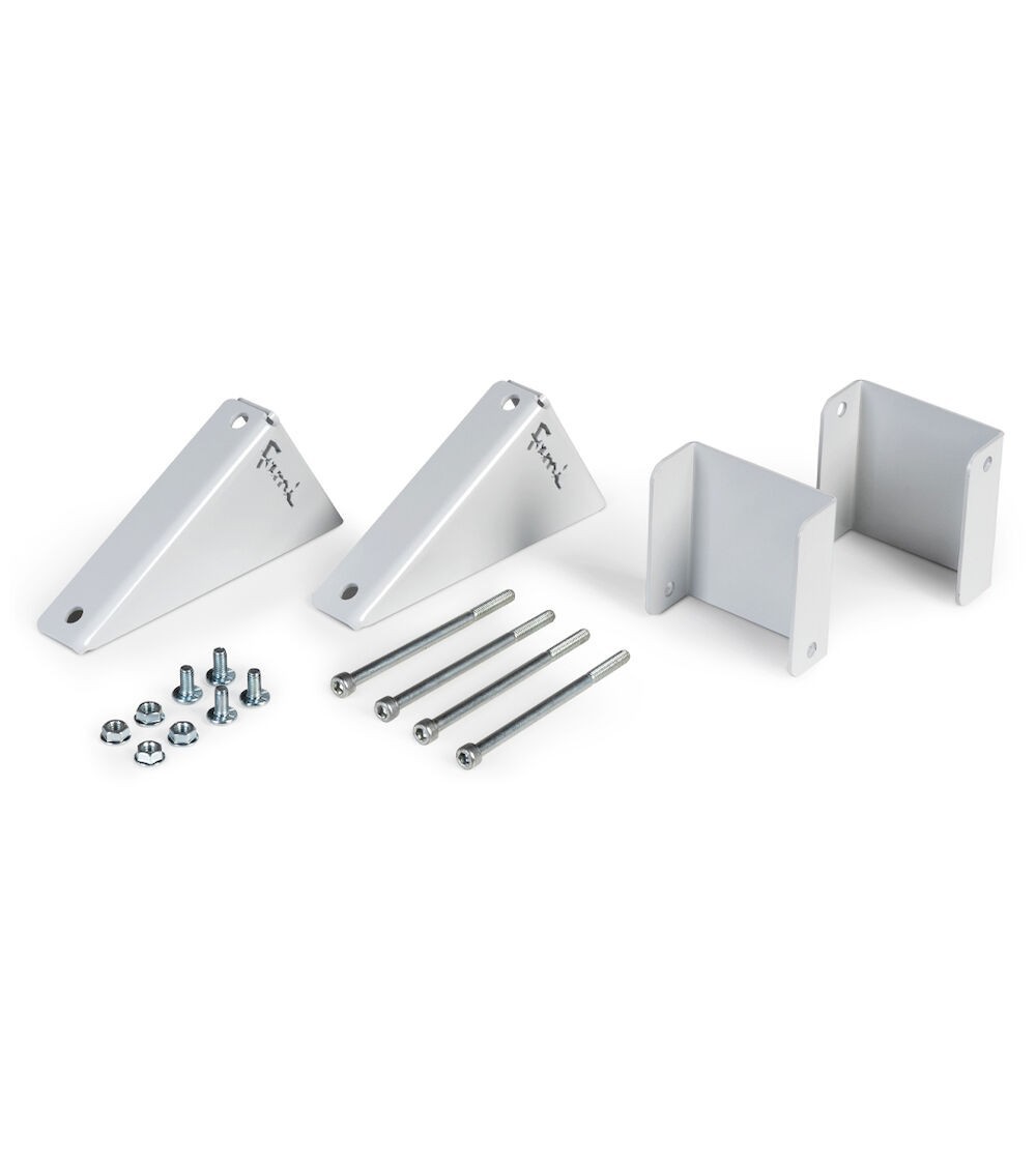 Coppia supporti per parete attrezzata L 1000 mm