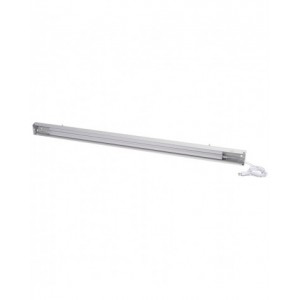 Lampada con due luci LED, 1000x166x69 mm