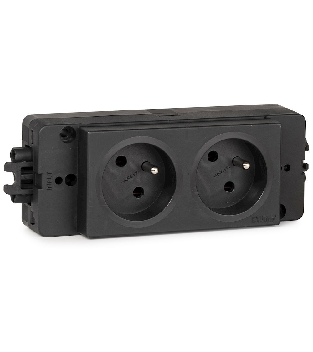 Multipresa Francese 2 scomparti