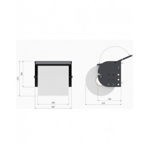 Portarotolo carta industriale Ø 240/300 mm