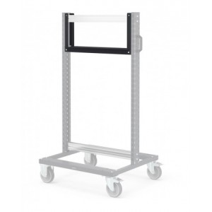 Coppia supporti parziali per Visual Box, L649 x P50 x H319 mm