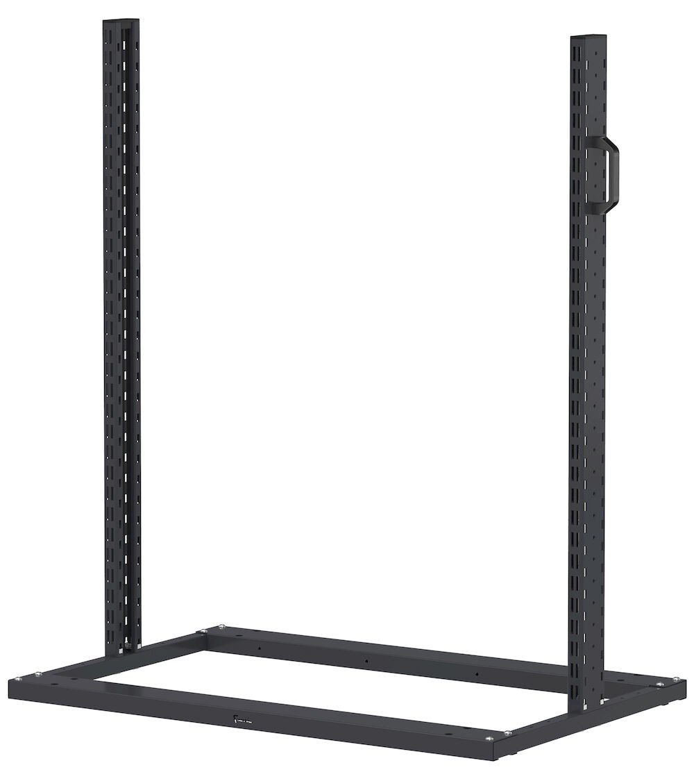 Carrello smontato senza ruote, L1015 x P668 x H1201 mm