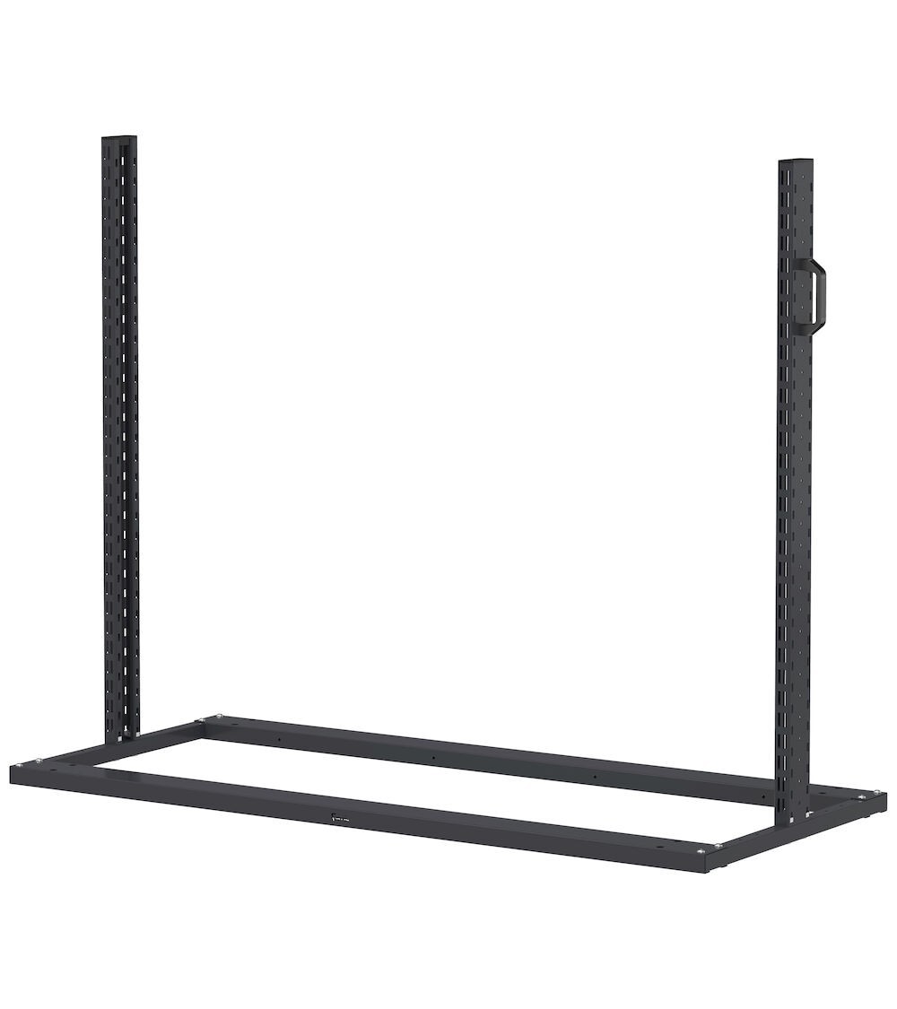 Carrello smontato senza ruote, L1500 x P668 x H1201 mm