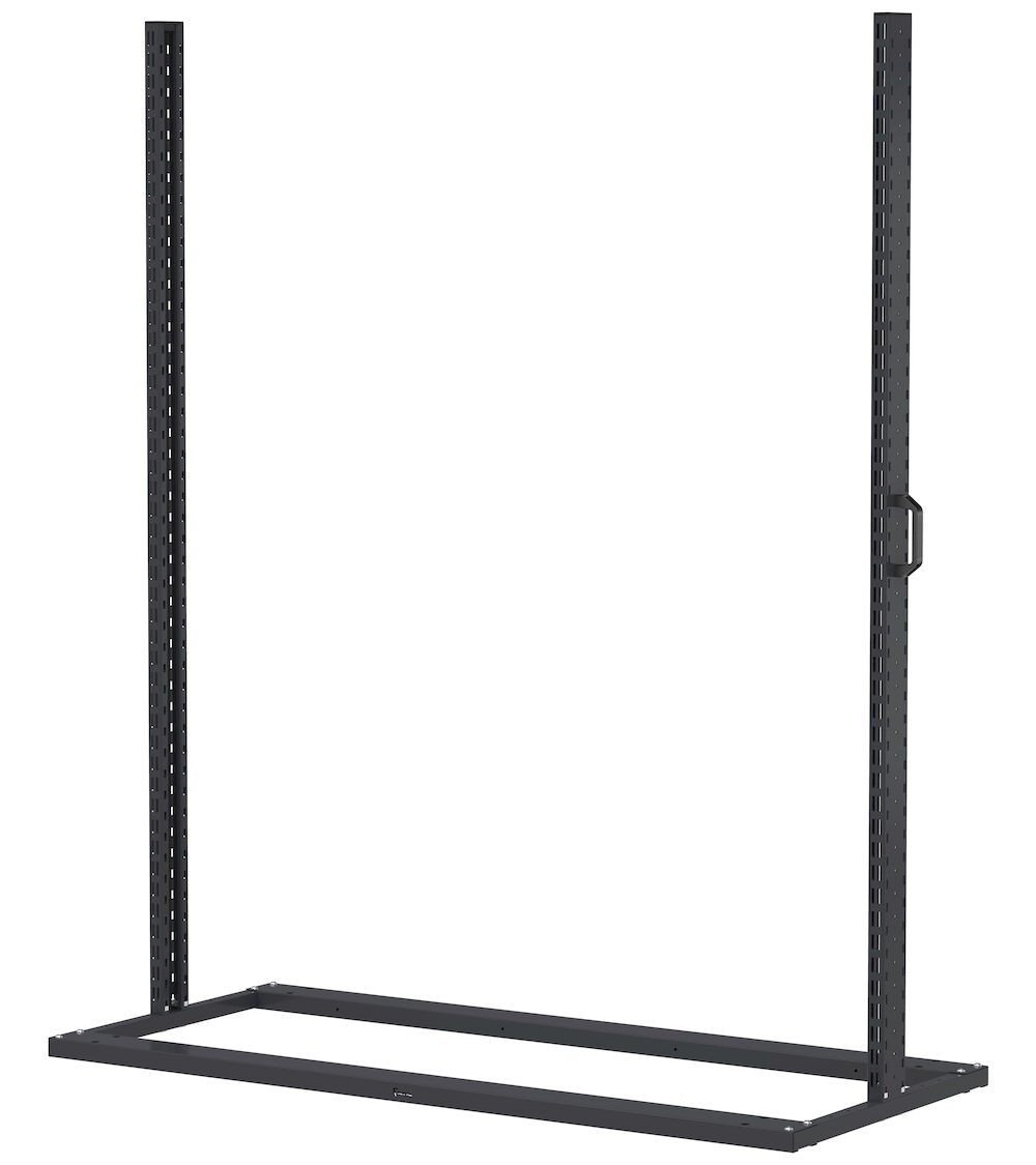 Carrello smontato senza ruote, L1500 x P668 x H1809 mm