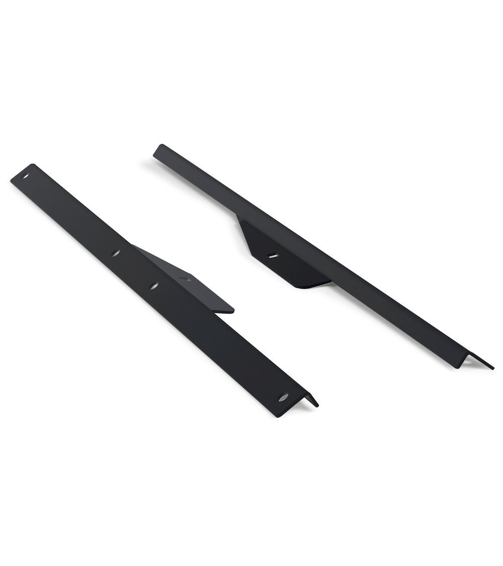 Coppia montanti per fissaggio pannello