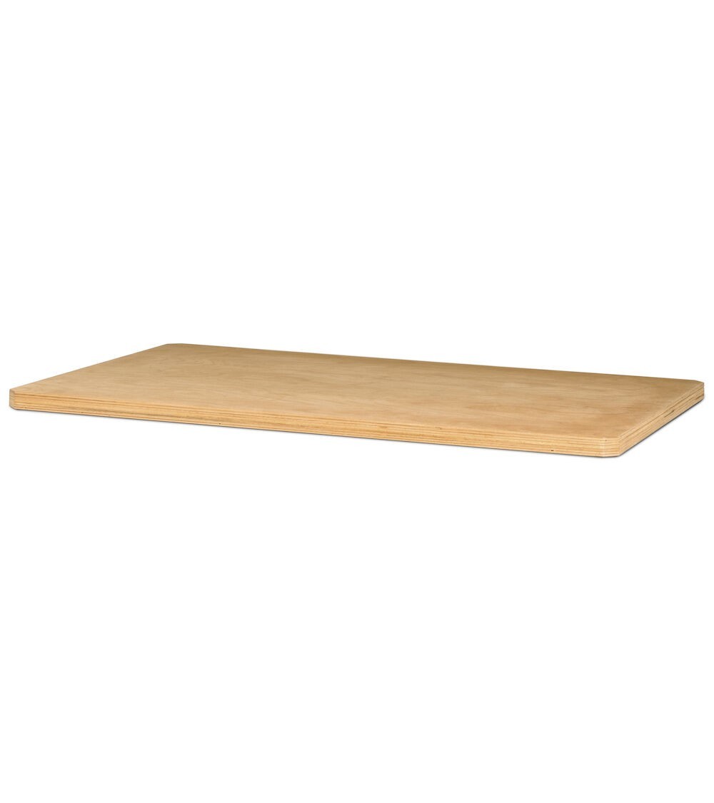 Piano in legno con supporti per carrello Clever Large