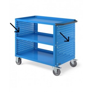 Pannello laterale forato per carrello Clever Large