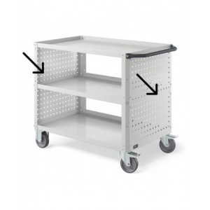 Pannello laterale forato per carrello Clever Large
