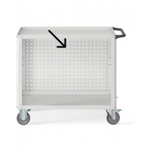 Pannello posteriore forato per carrello Clever Large