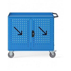 Coppia porte battente per carrello Clever Large