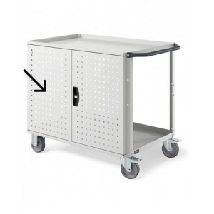 Coppia porte battente per carrello Clever Large
