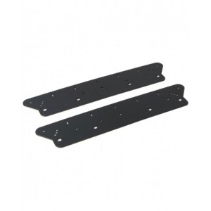Coppia piastre di supporto per profilo in alluminio