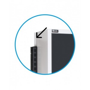 Coppia staffe per il fissaggio del pensile ai montanti biasolati