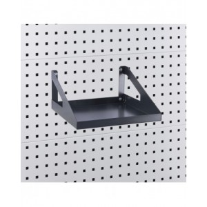 Mensola piccola reversibile in acciaio, 30cm