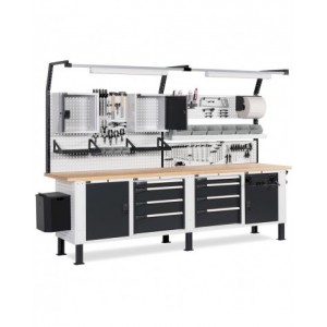 Banco da lavoro MASTERBR3001, 300 cm